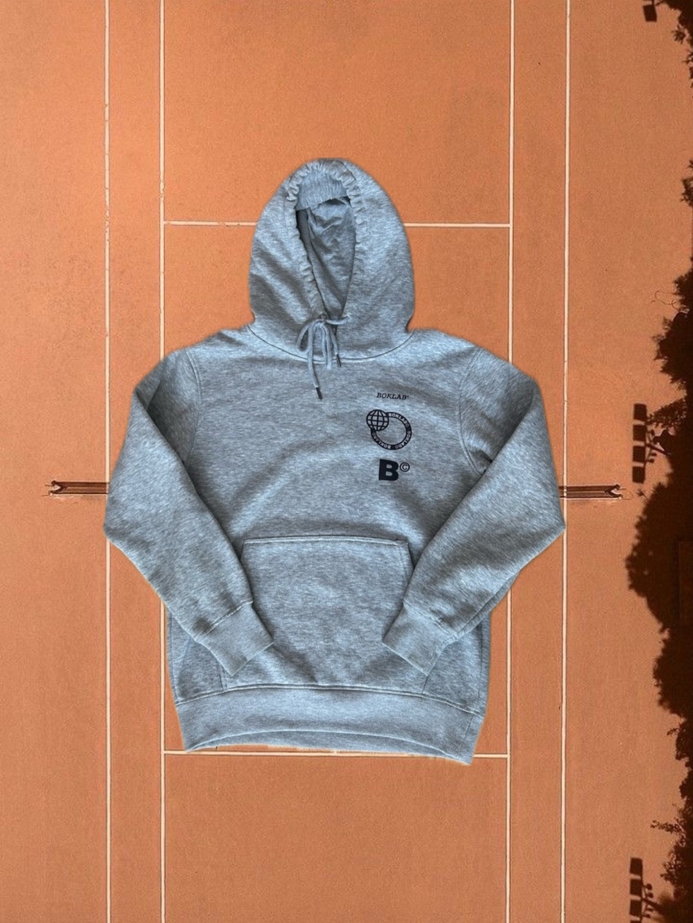 K/Lab Gray Graphic Hoodie Pullover
